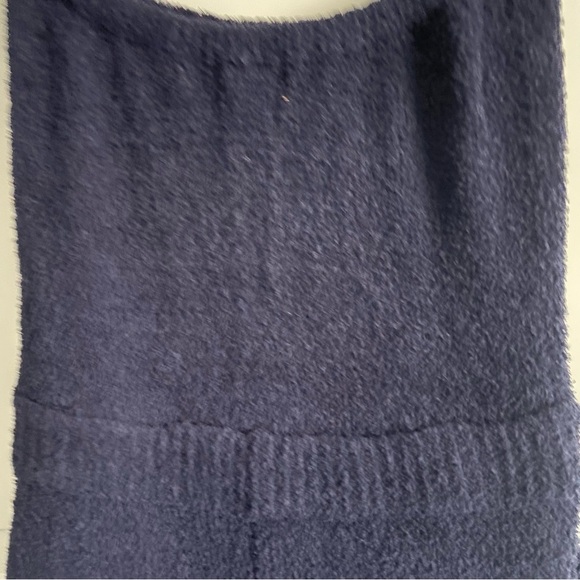 New! Free People FP Beach Claire terry Navy Knit strapless Jumpsuit 20147 - Picture 6 of 12